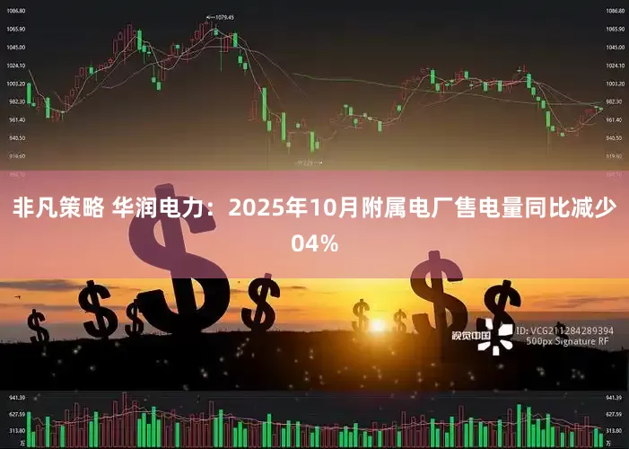 非凡策略 华润电力：2025年10月附属电厂售电量同比减少04%